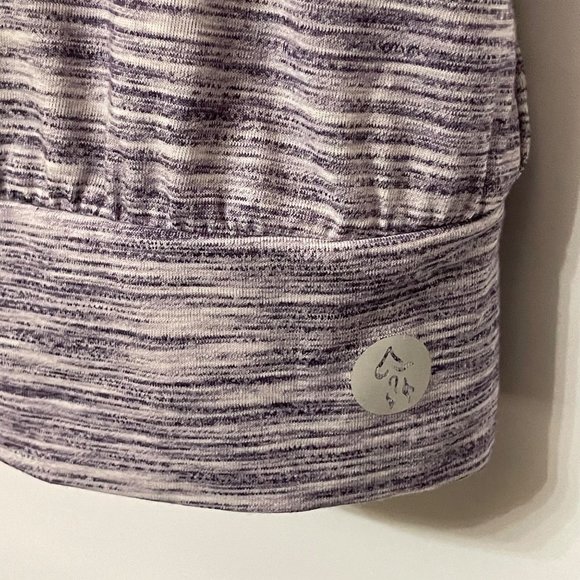 Torrid Womens Size 2 2X 18/20 Active Tank Space Dye Purple Scoopneck Activewear - Picture 5 of 9